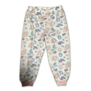 Free 2 Dream Fuzzy Pants Soft Cozy Material Elastic Waistband Multicolor 3T NWOT